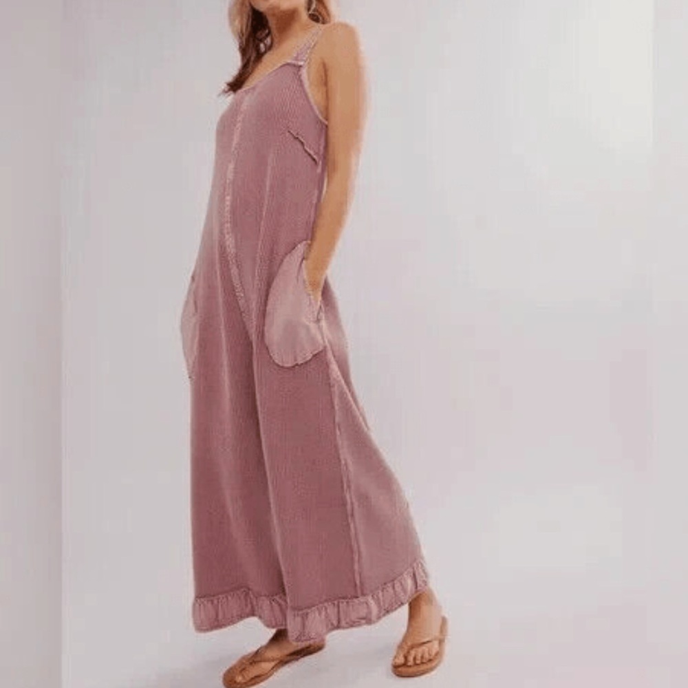 The Free People FP One Callie One-Piece in faded pink size M